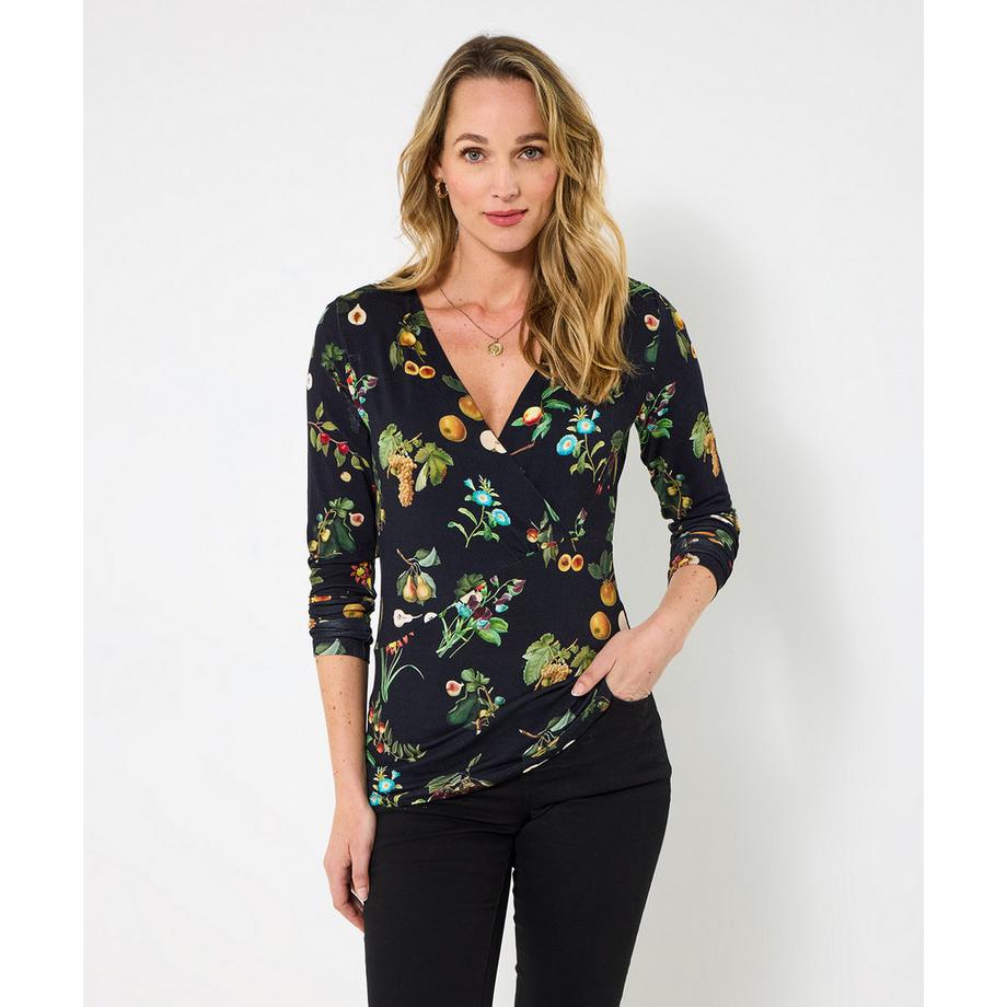 Joe Browns Haut cache-cœur en jersey imprimé champignons  