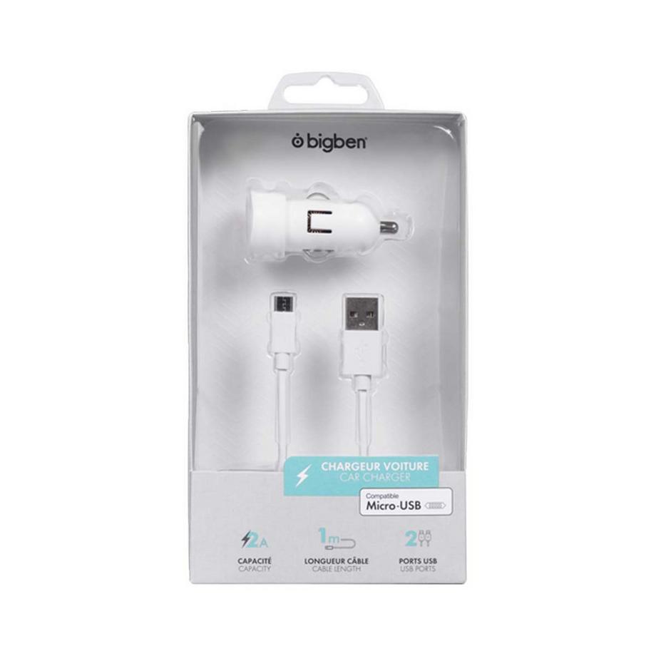 Blueway  Mini Zigarettenanzünder-Ladegerät 2A mit Micro-USB Kabel 