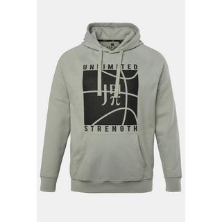 JP1880  Hoodie, Fitness, Kapuzensweater, Basketball-Print 