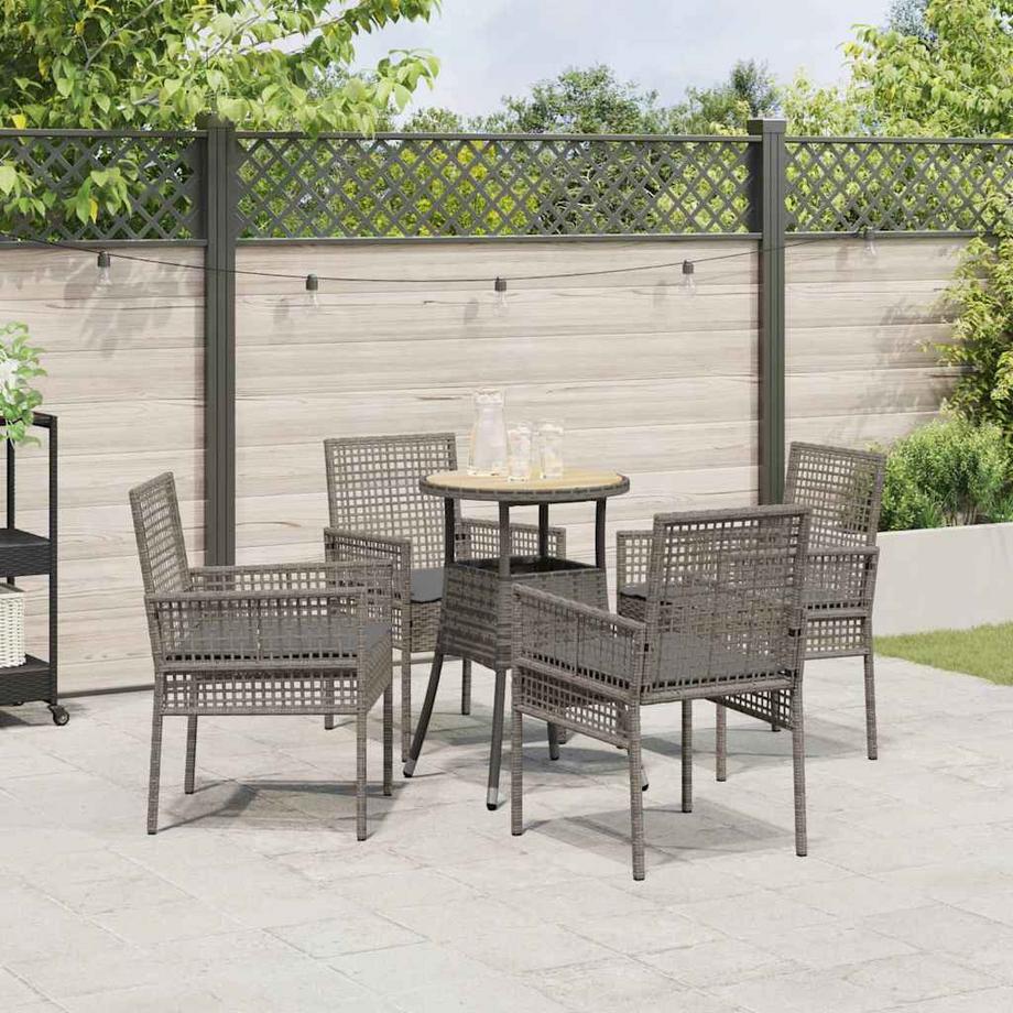 VidaXL Mobilier de jardin poly rattan  