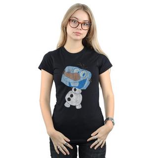 Disney Frozen Olaf Distressed Print T-Shirt  