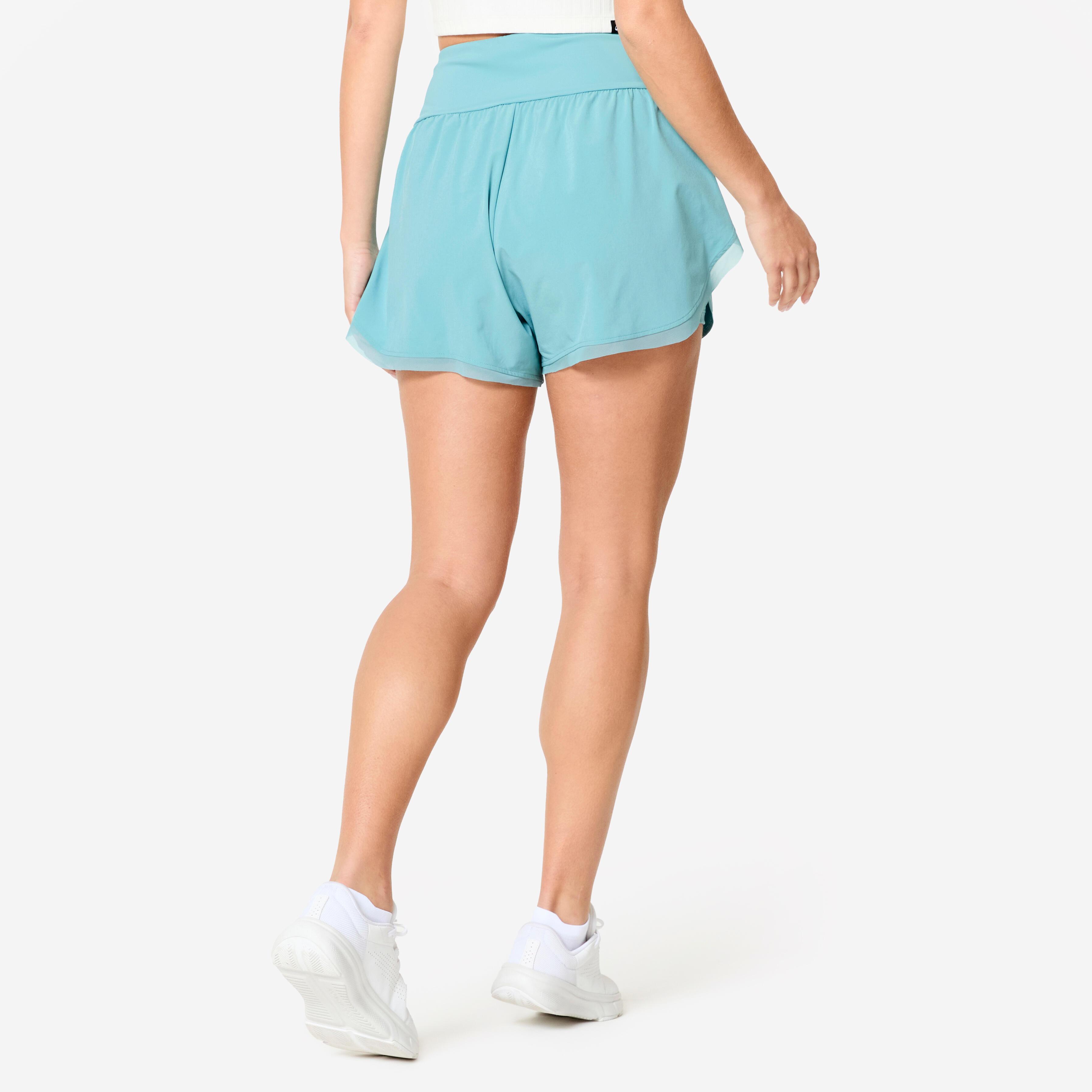 DECATHLON  Shorts 2 in 1 donna elastici 