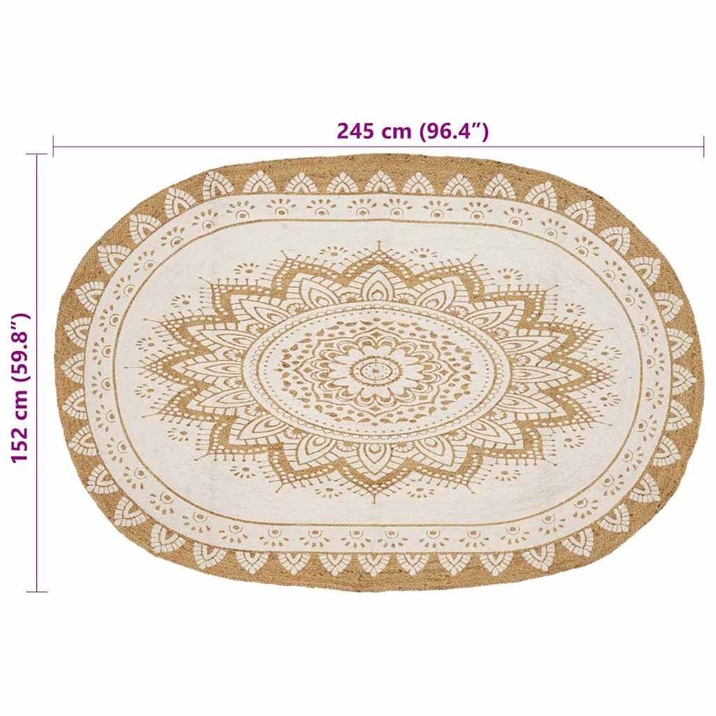 VidaXL  Wohnzimmer dekoration jute 