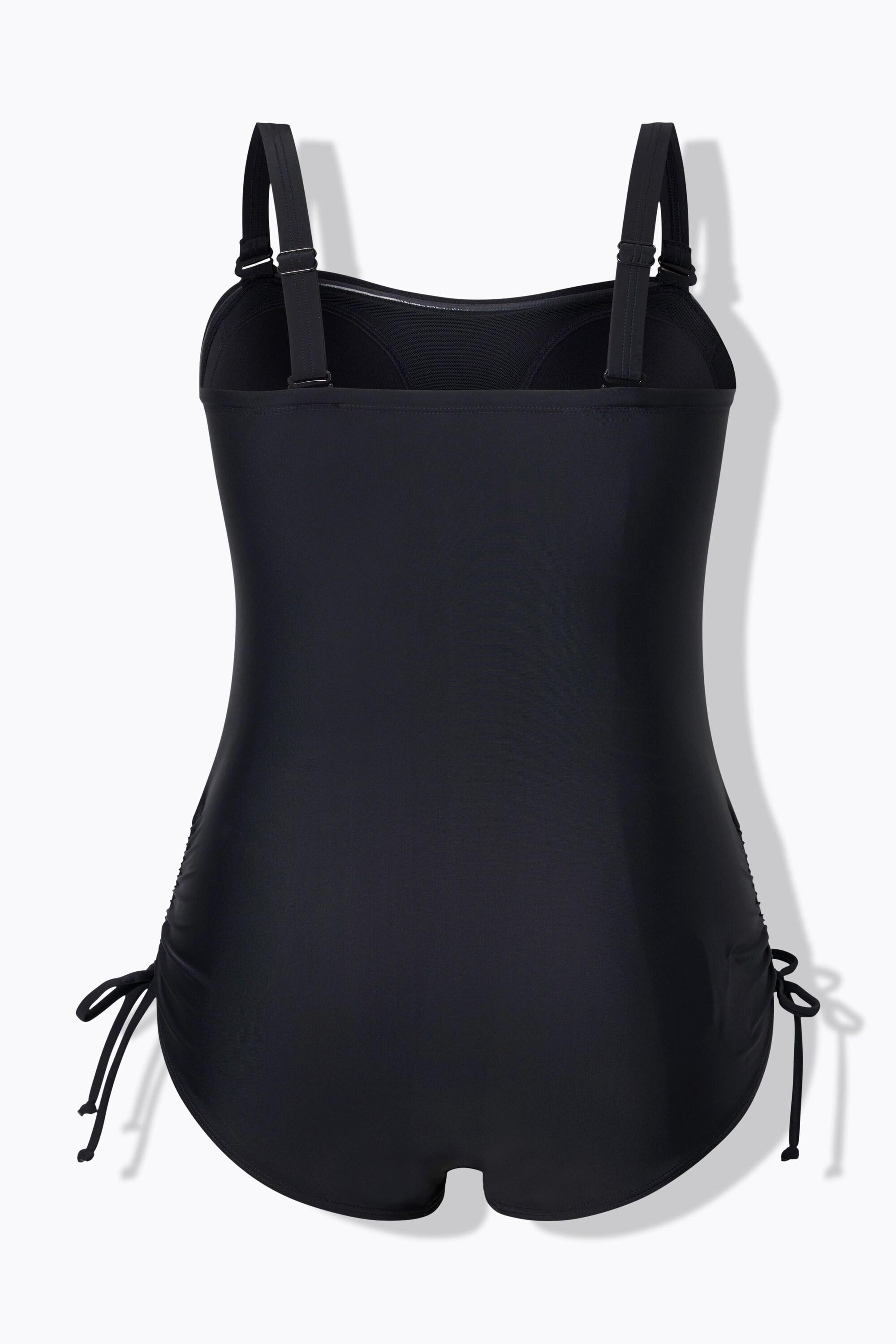 Ulla Popken Costume da bagno versatile coppe morbide spalline staccabili riciclato  