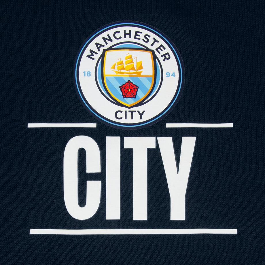 Manchester City  Hoodie Mit Durchgehendem Reißverschluss, Fleece 