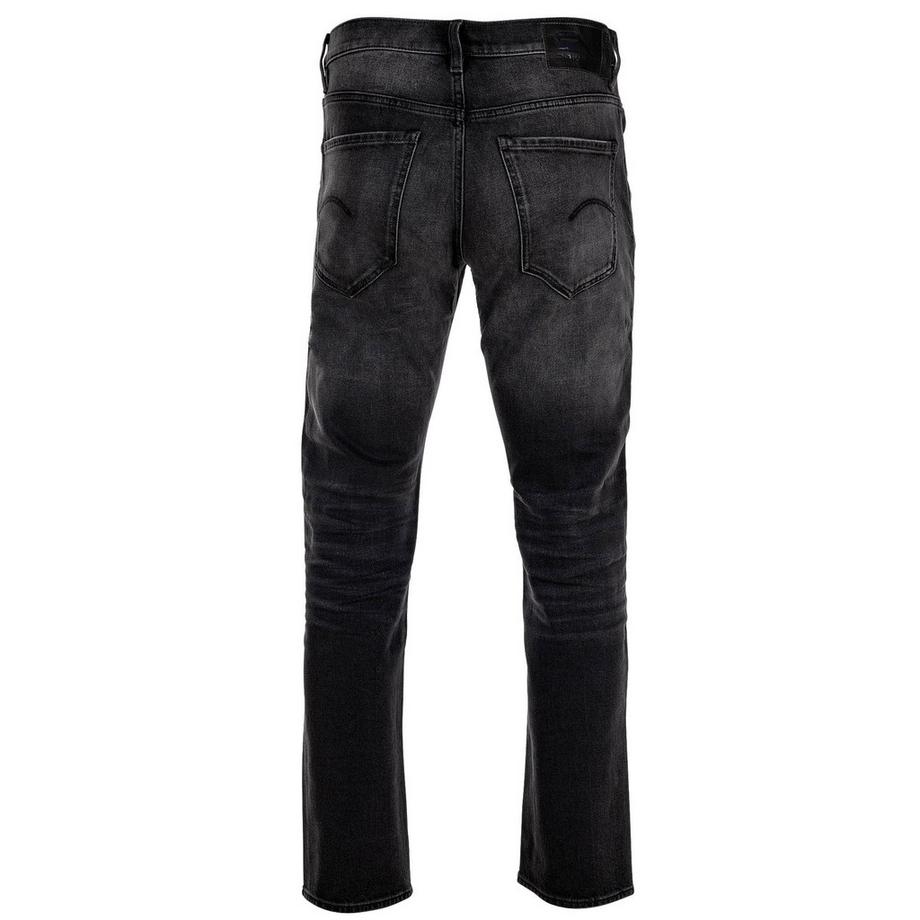G-STAR RAW Mosa Straight Worn in Black Moon Jeans  