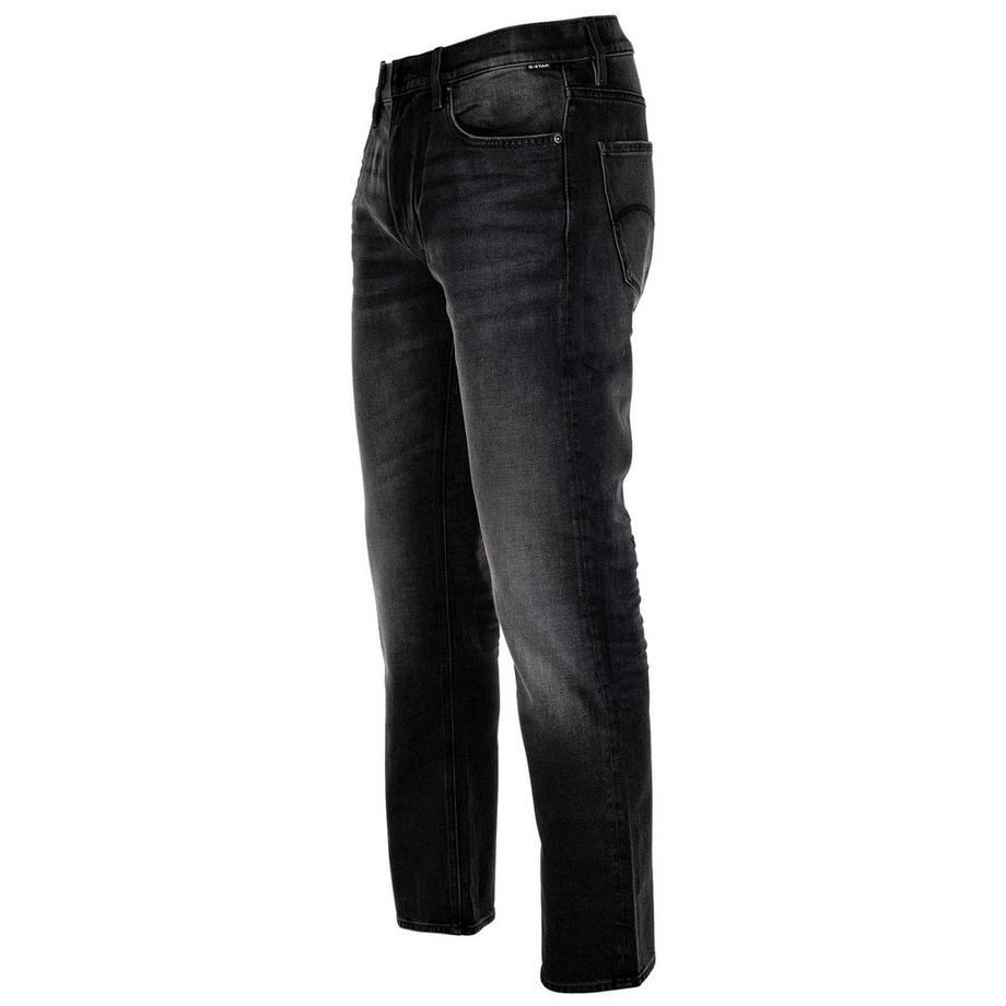 G-STAR RAW Mosa Straight Worn in Black Moon Jeans  