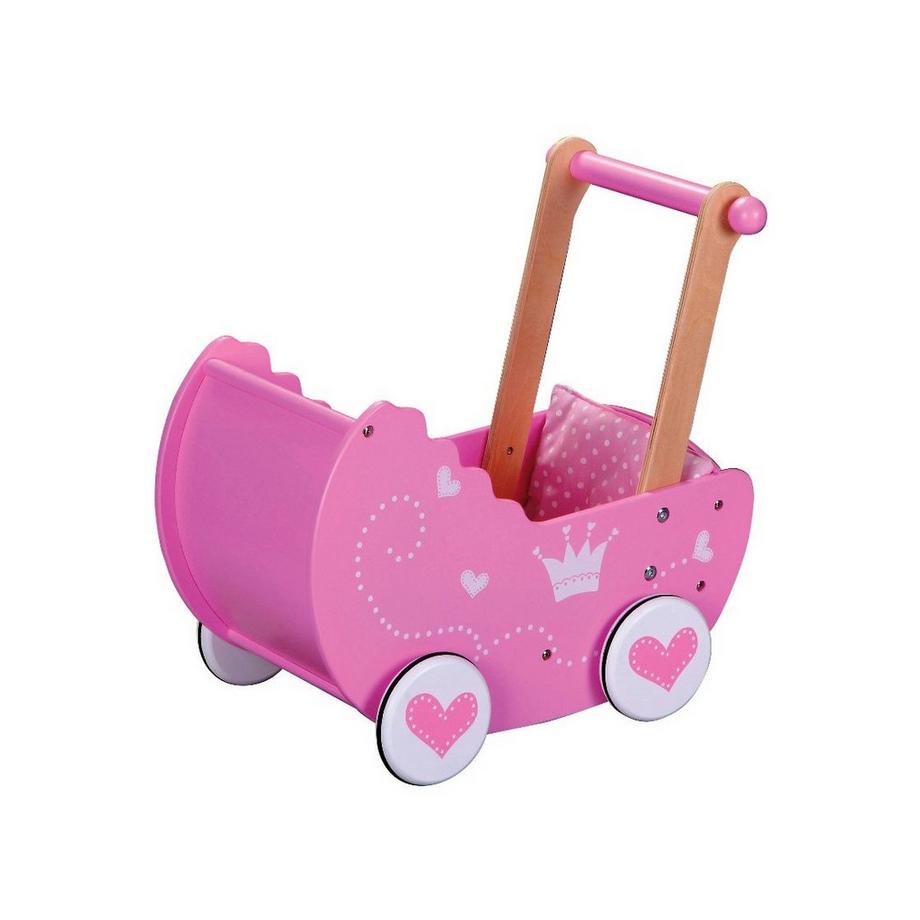 Spielba Holzspielwaren  Rollenspiele Puppenwagen mit Inhalt 