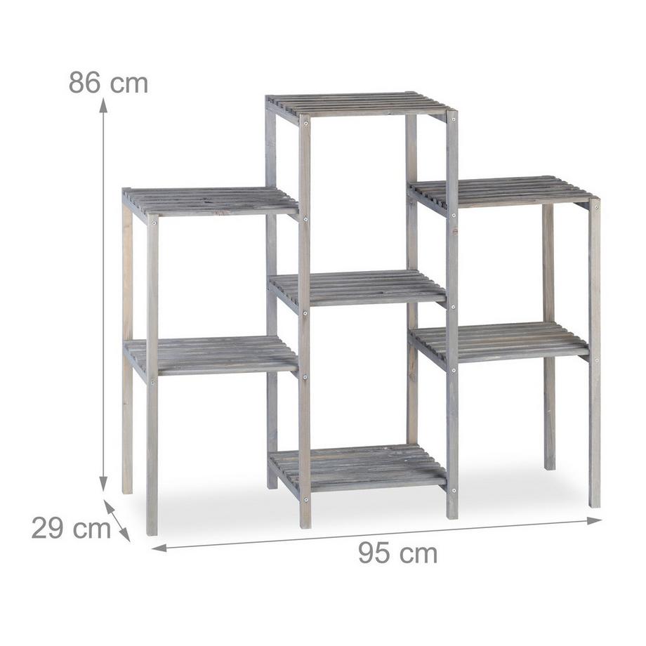 B2X Scaffale per piante con 6-7 ripiani  