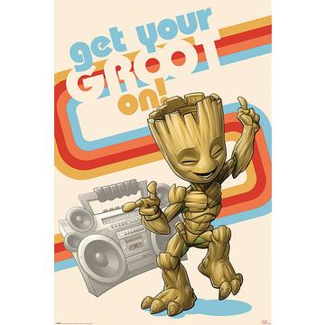 Poster - Les Gardiens de la Galaxie - Get Your Groot On - Groot