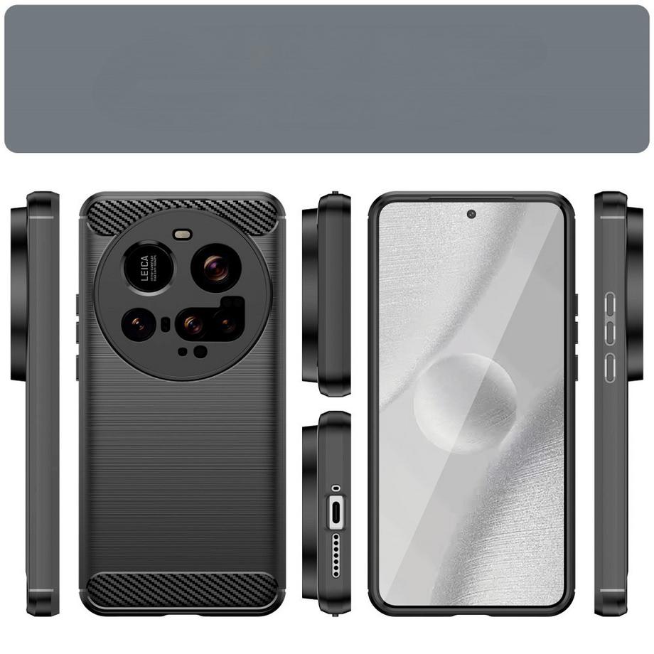 Cover-Discount  Xiaomi 15 Ultra - Cover in look metallo carbonio 