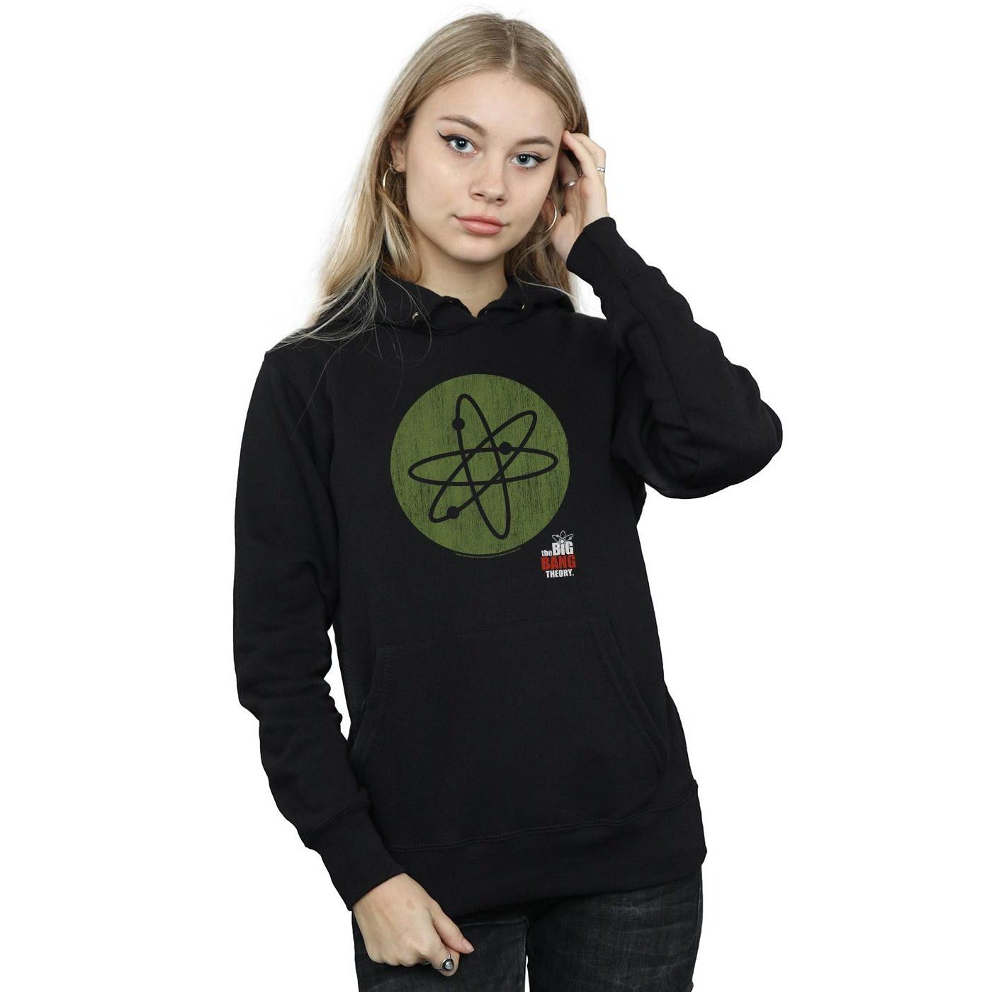 The Big Bang Theory Atom Logo Felpa con Cappuccio  