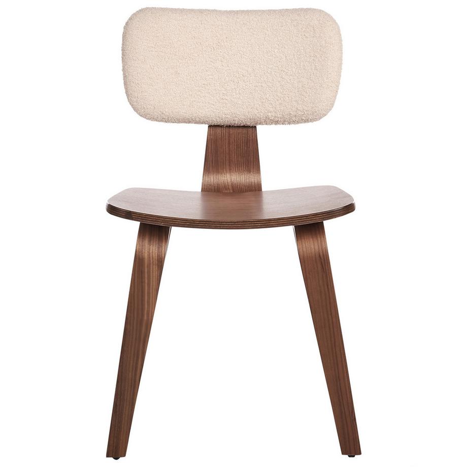 Beliani Set di 2 sedie da pranzo en Bouclé Classico LUCINDA  