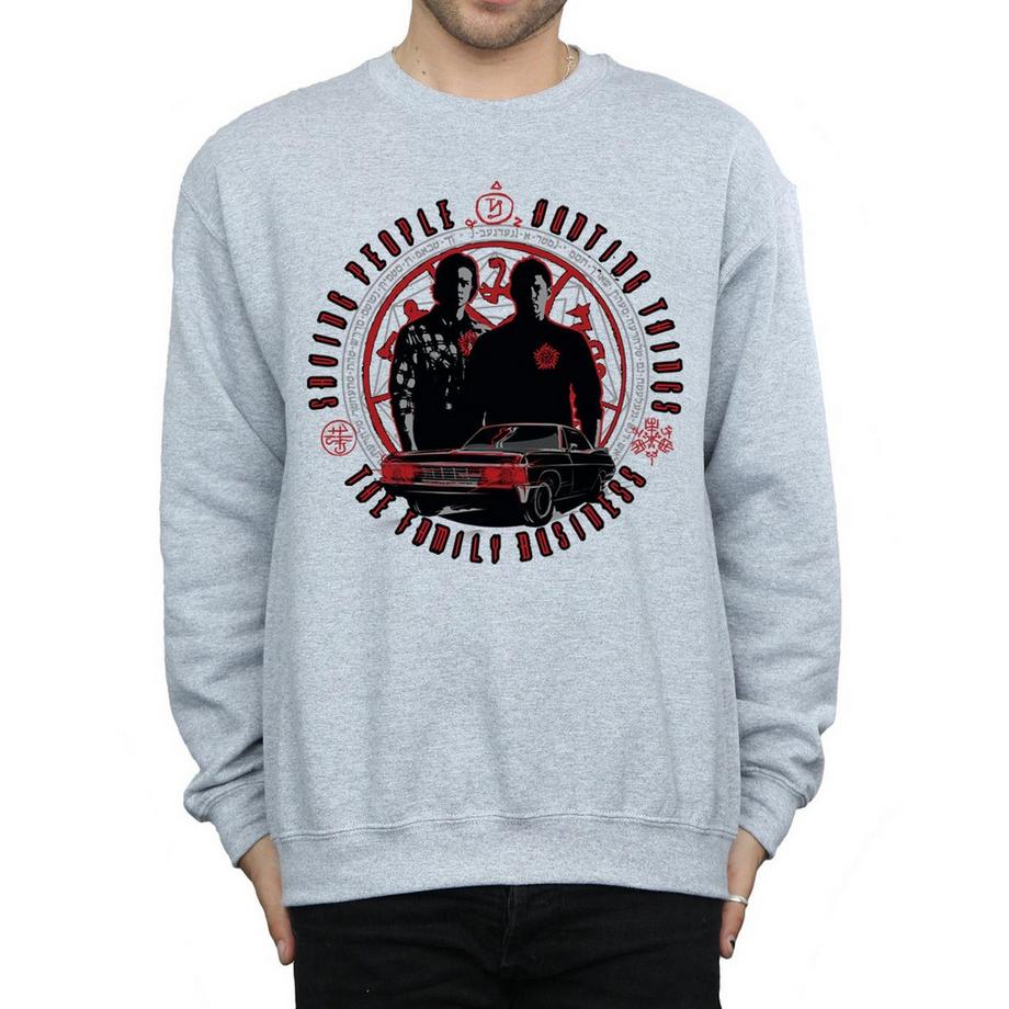 Supernatural Family Business Sweatshirt Imprimé  