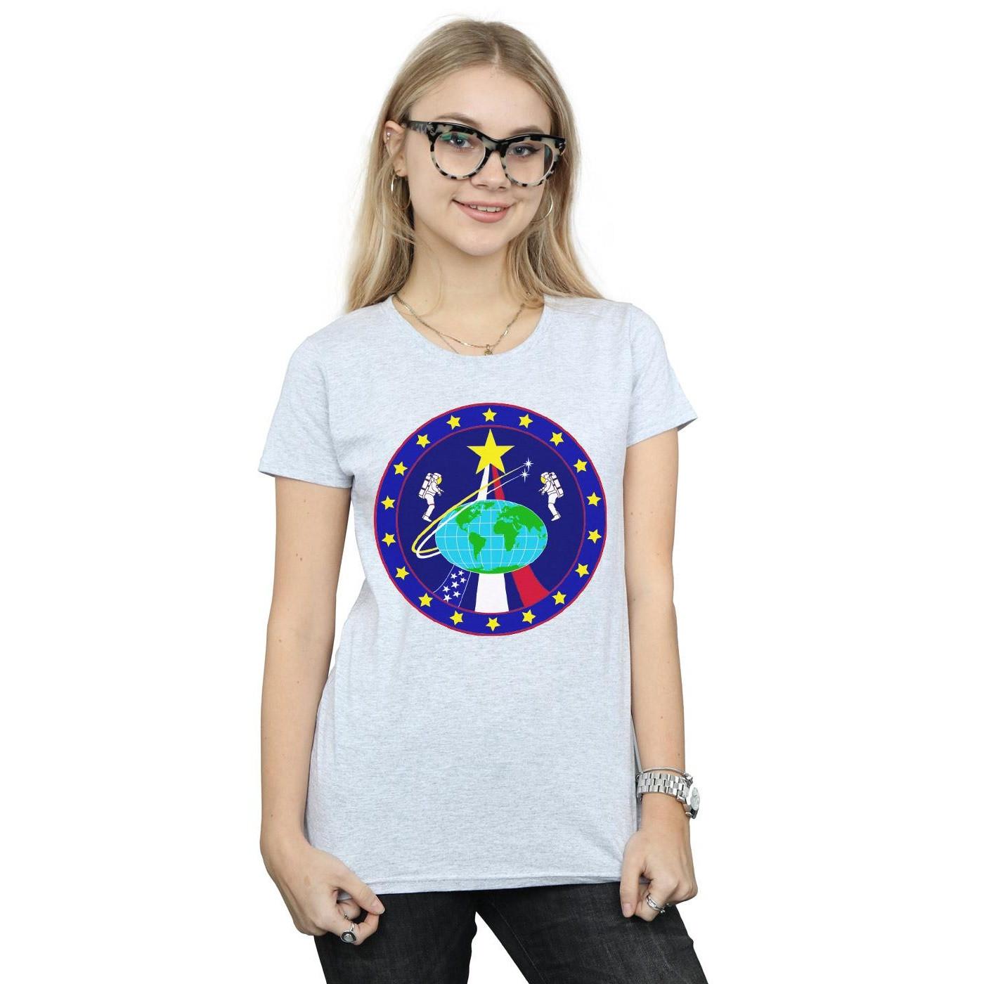 Nasa T-Shirt Imprimé Graphique Coupe Droite  