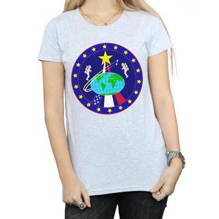Nasa T-Shirt Imprimé Graphique Coupe Droite  