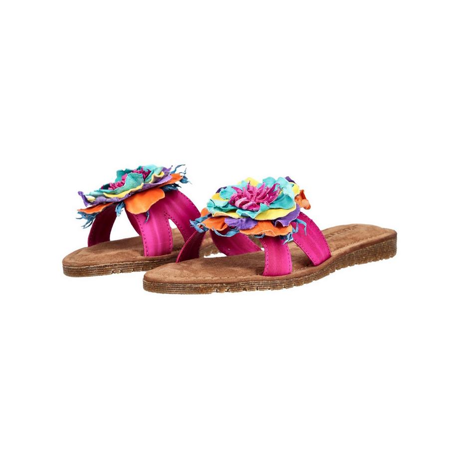 Lazamani Mules con Applicazione Floreale  