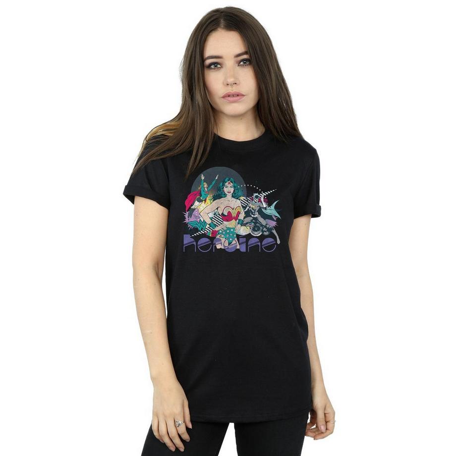 DC COMICS Justice League Heroine Grafikdruck T-Shirt  