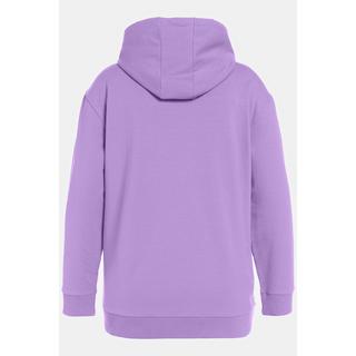 Ulla Popken  Sweat à capuche Bellieva, fonction d'allaitement, silhouette en A, capuche, manches longues 