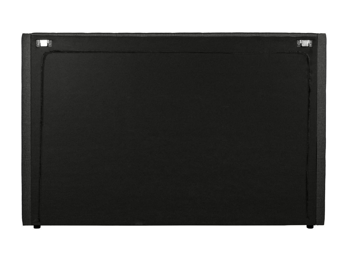 Vente-unique Bettkopfteil - B. 160 cm - Gepolstert Stoff - Grau - MASSIMO  