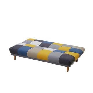 Vente-unique Schlafsofa Klappsofa 3Sitzer Stoff Patchwork  MARDAG  