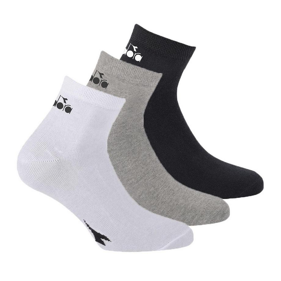 Calzini Unisex Confezione da 3 Vestibilità confortevole-UNISEX QUARTER SOCKS