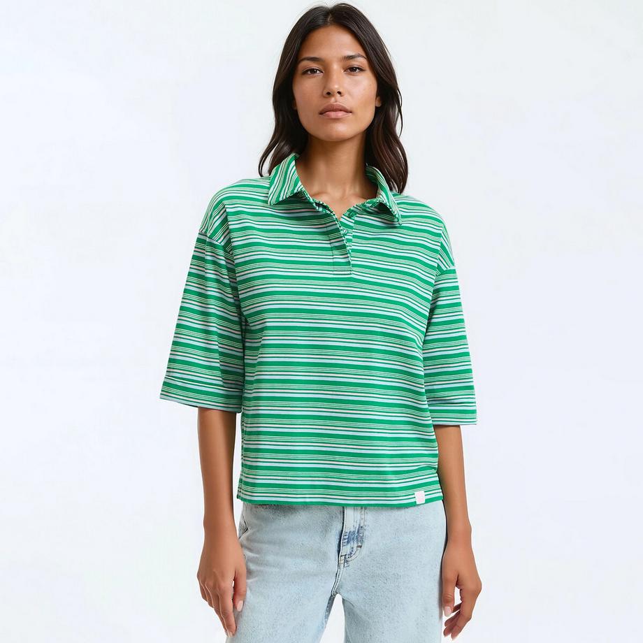 T-Shirt mit Polokragen