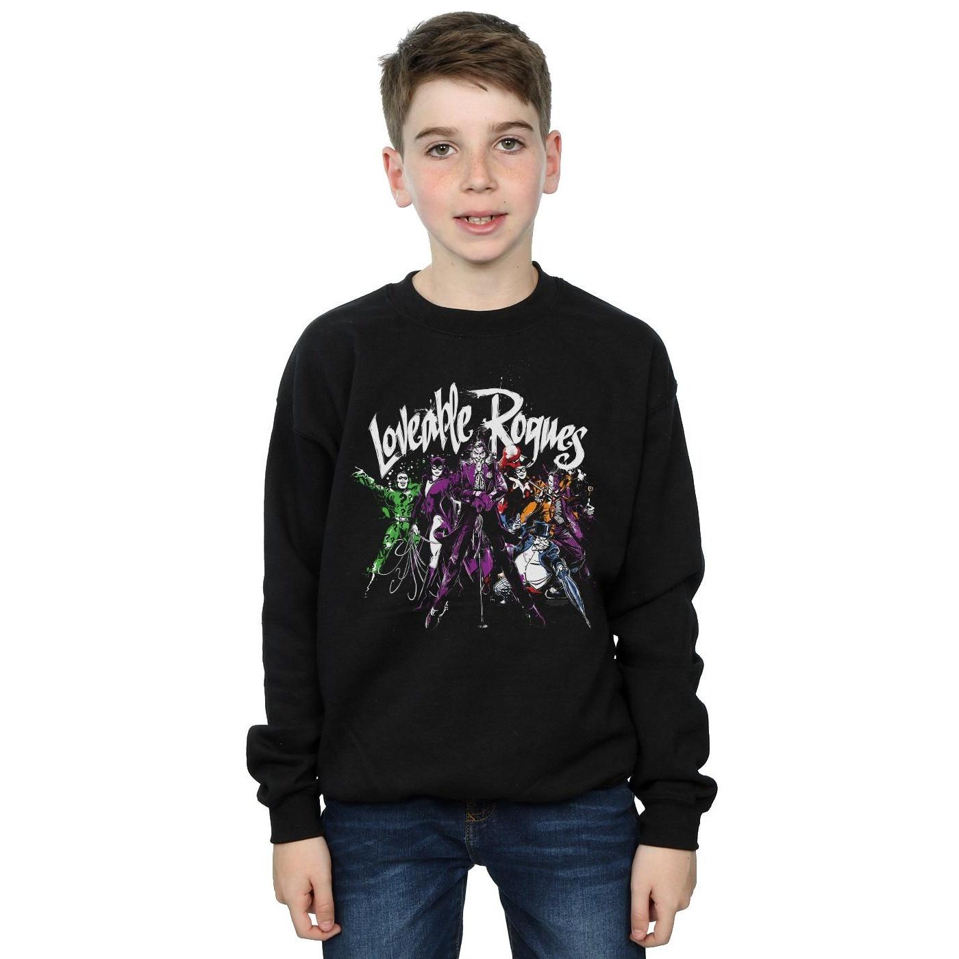 DC COMICS  Loveable Rogues Sweatshirt 