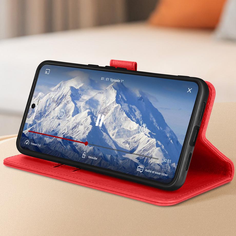 Avizar  Étui Folio Google Pixel 8 Pro Rouge 