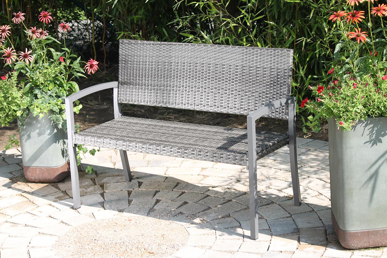 mutoni Banc de jardin Sanremo gris 116  