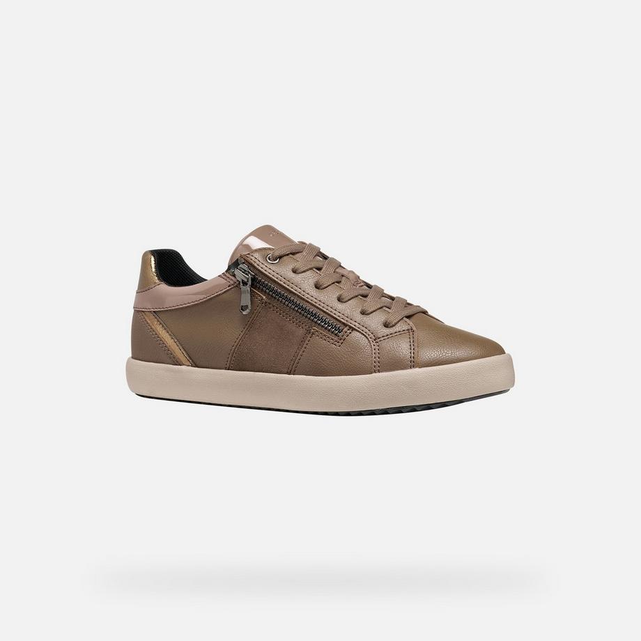 GEOX Baskets Blomiee avec Fermeture Éclair Latérale  