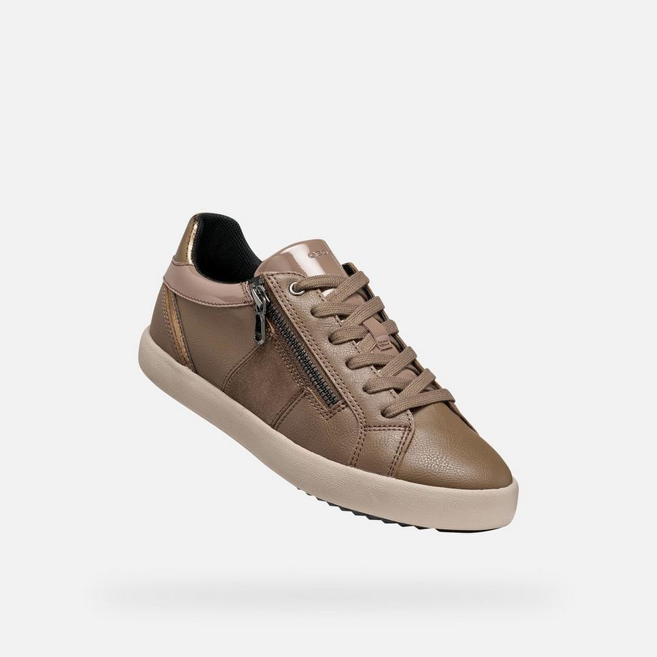 GEOX Baskets Blomiee avec Fermeture Éclair Latérale  
