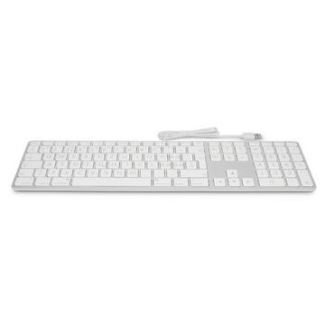 24203 Tastatur USB Schweiz Silber