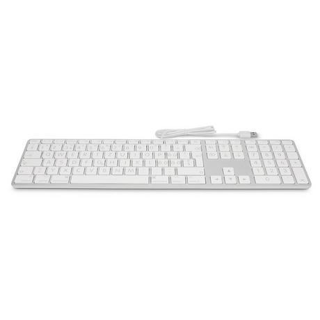 LMP  24203 Tastatur USB Schweiz Silber 
