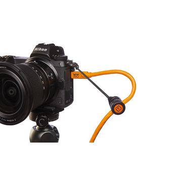TetherGuard Camera Support Universel Support de câbles Noir, Orange 2 pièce(s)