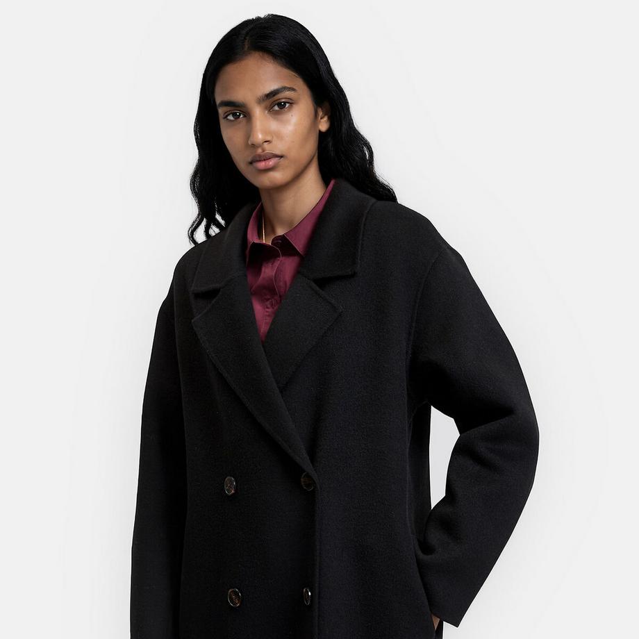 La Redoute Collections Manteau croisé oversize fait main  
