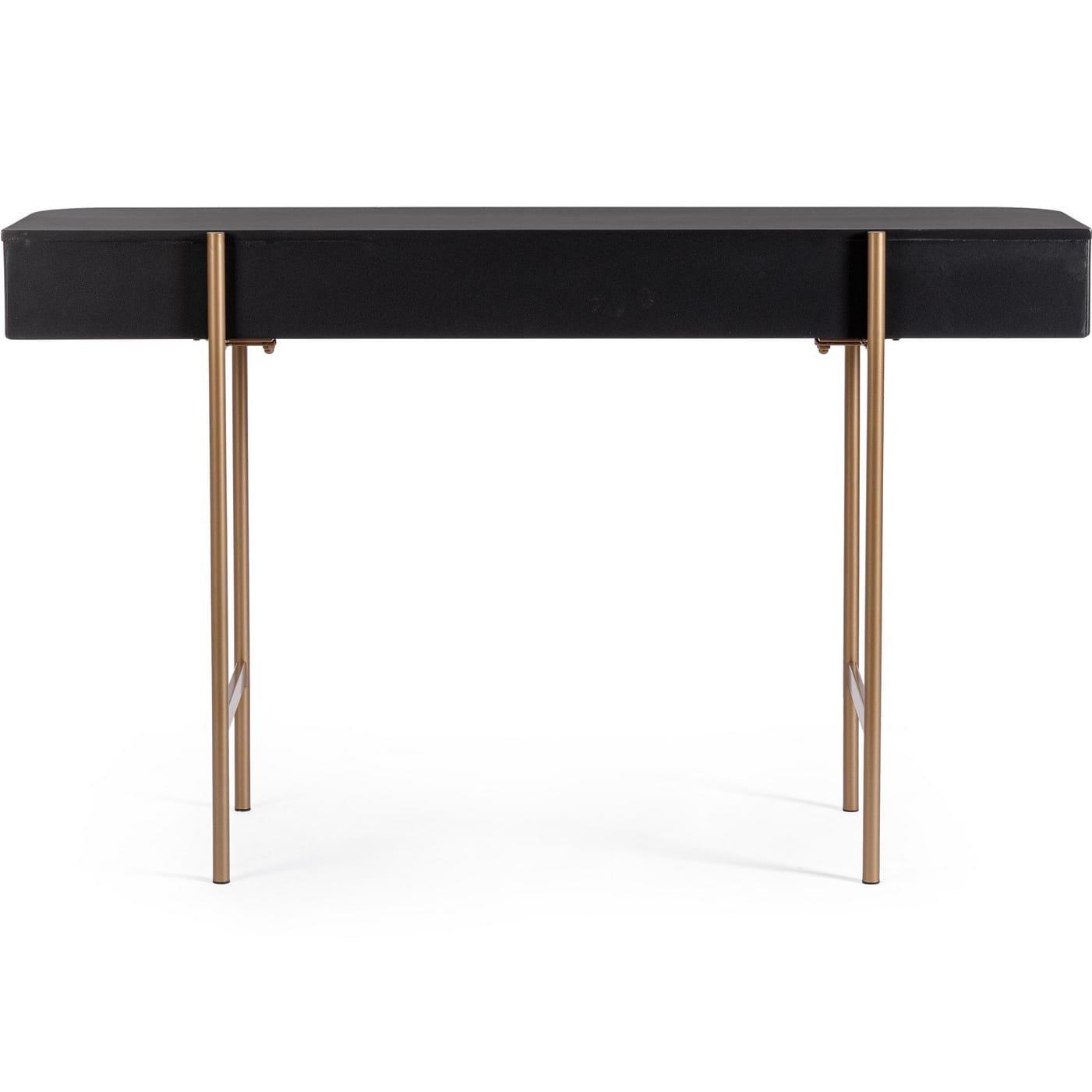 mutoni Console Darcy noir or 120x40x73  