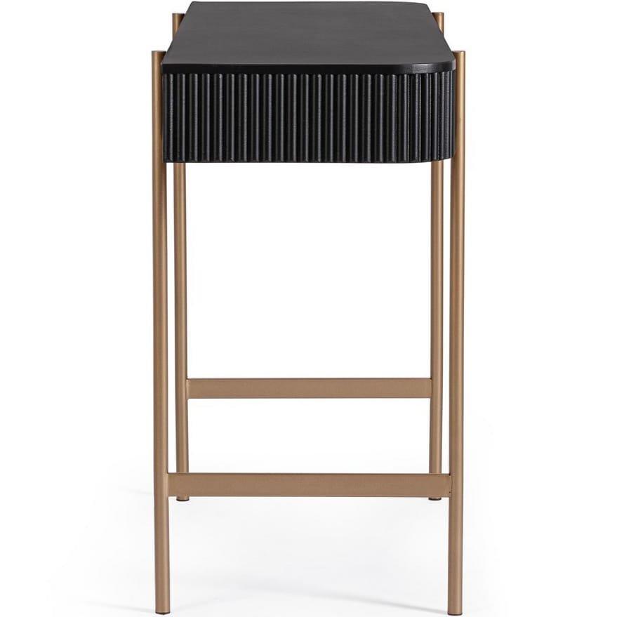 mutoni Console Darcy noir or 120x40x73  