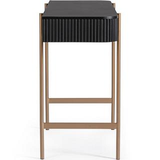 mutoni Console Darcy noir or 120x40x73  