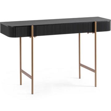 Console Darcy noir or 120x40x73