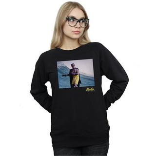 DC COMICS  Batman TV Series Surfing Logo Sweatshirt 