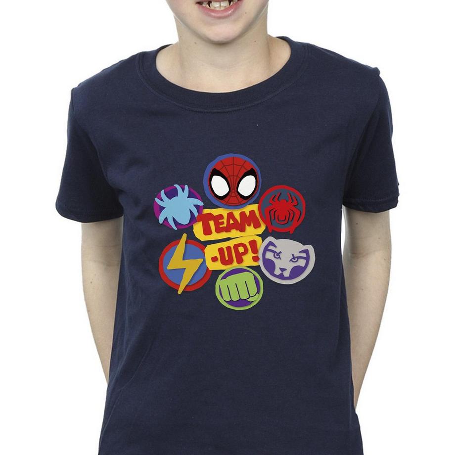 MARVEL  Spidey And His Amazing Friends Up Maglietta 