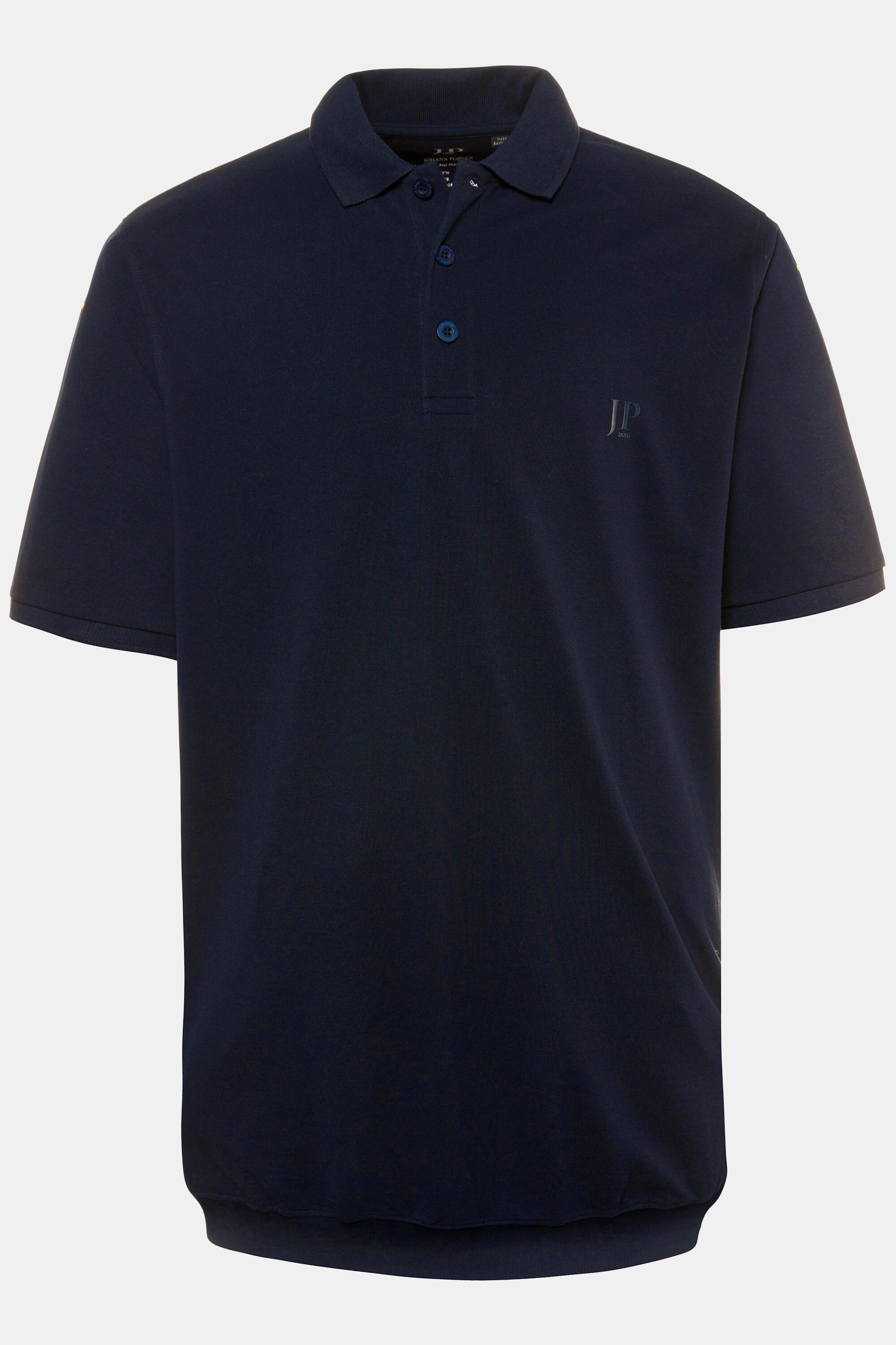 JP1880  Poloshirt, Basic, Bauchfit, Halbarm, Piqué 