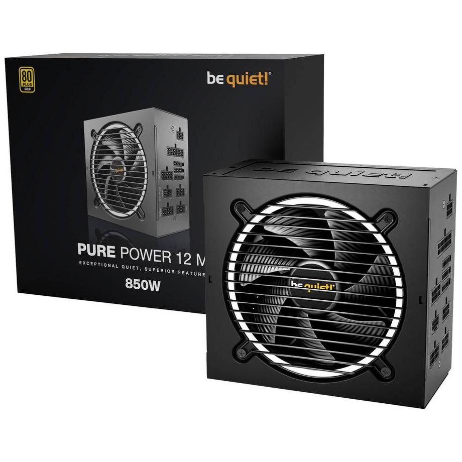 BeQuiet  be quiet! Pure Power 12 M, 850 W, 100 - 240 V, 900 W, 50/60 Hz, 12 6 A, Aktiv 