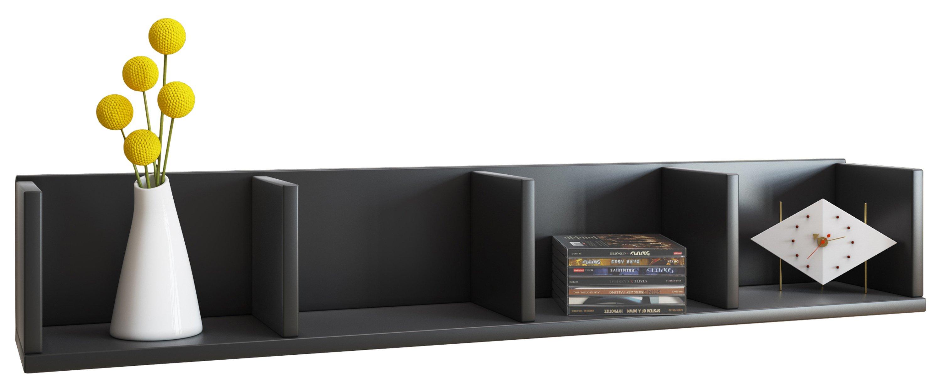 VCM Holzregal stehend | platzsparendes Regal | Maße: H. 97 x B. 15 x T. 17 cm | Elegantes Regal stehend | Aufbewahrungsregal | Bücherregal - Honsa  