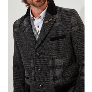 Joe Browns  Manteau Long en Laine Mélangée Patchwork 