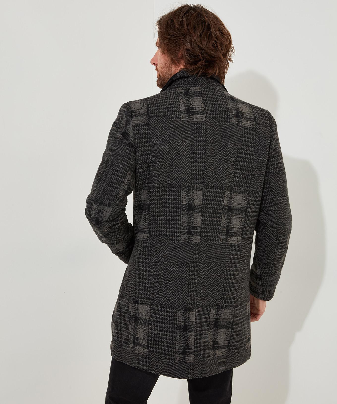 Joe Browns  Manteau Long en Laine Mélangée Patchwork 