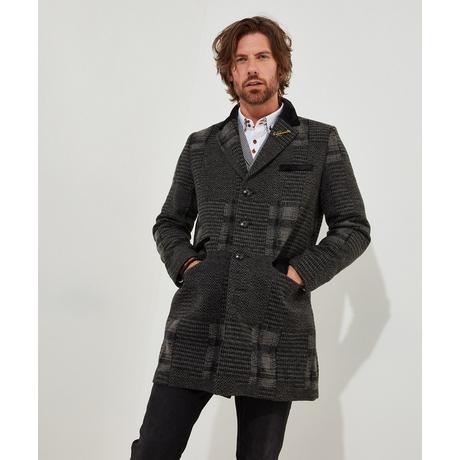 Joe Browns  Manteau Long en Laine Mélangée Patchwork 