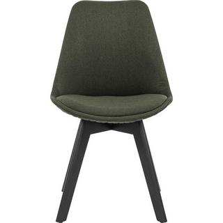 mutoni Chaise de salle à manger Textile vert (lot de 2)  