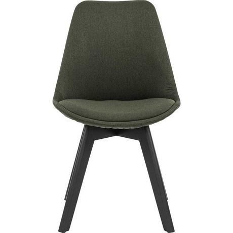 mutoni Chaise de salle à manger Textile vert (lot de 2)  